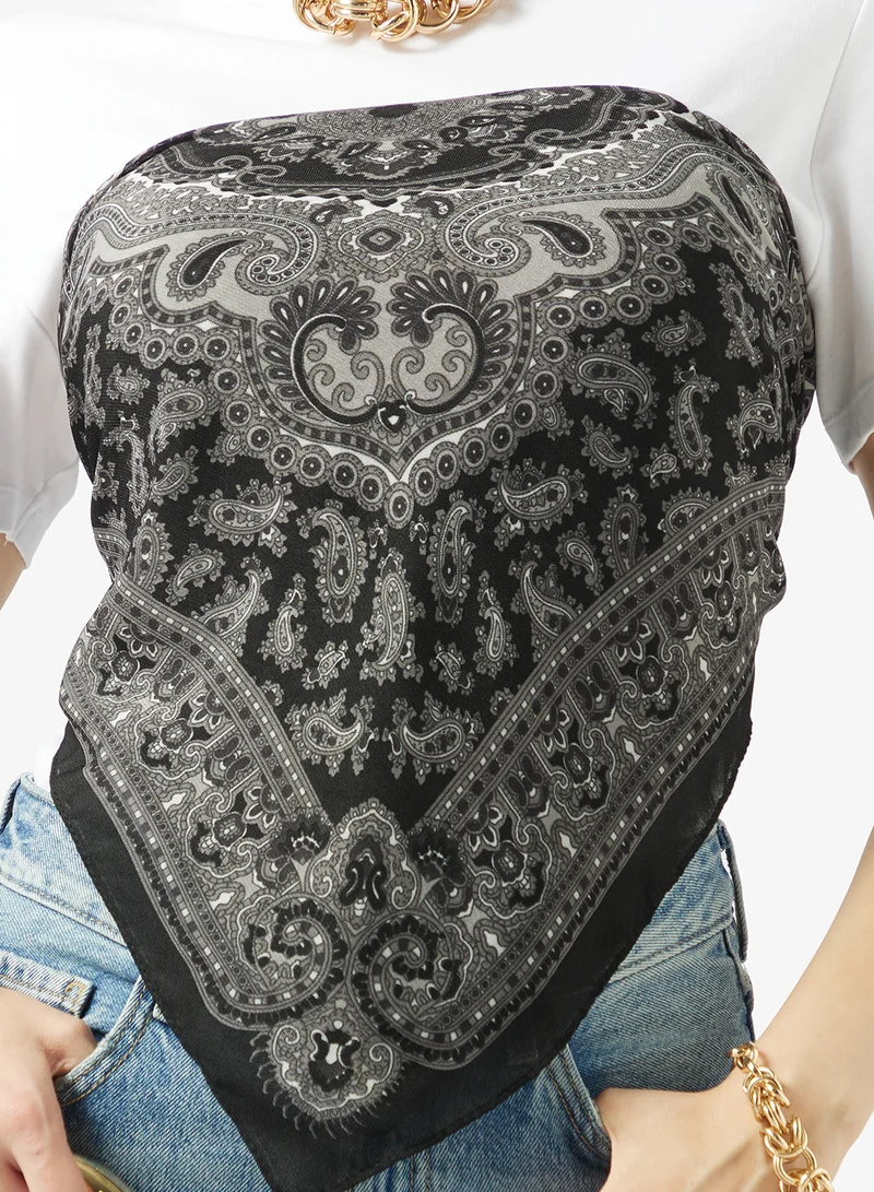 Ginger  Printed Summer Headscarf for Women | Best Price UAE